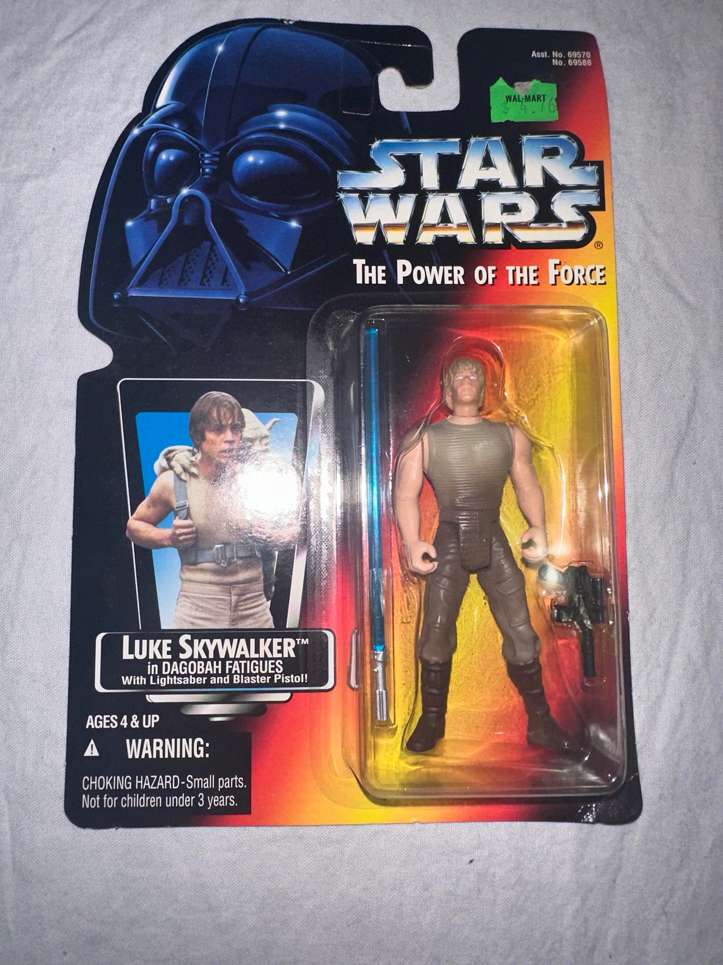 ACTION FIGURE - STARWARS THE POWER OF THE FORCE- LUKE SKYWALKER(DAGOBAH)