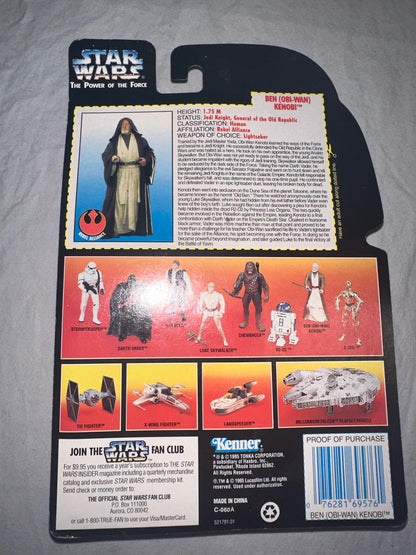 ACTION FIGURE - STARWARS THE POWER OF THE FORCE - BEN (OBI-WAN) KENOBI